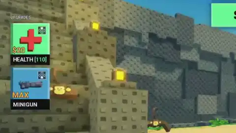 Co-op horde fight with a minigun while monkeys close in